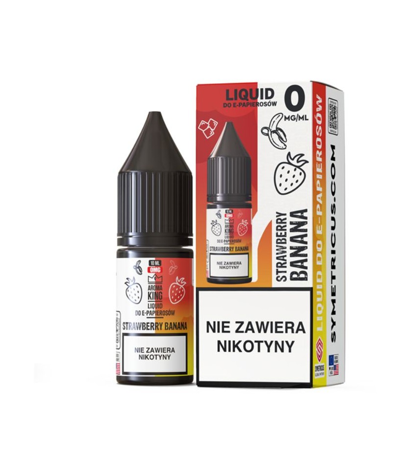 Liquid Strawberry Banana 10 ml bez nikotyny