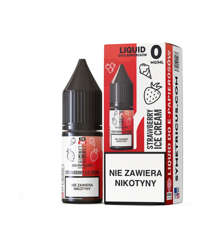 Liquid Strawberry Ice Cream 10 ml bez nikotyny