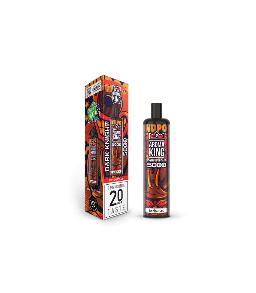 Hookah Dark Knight 5000 Ice Skittles - jednorazówka