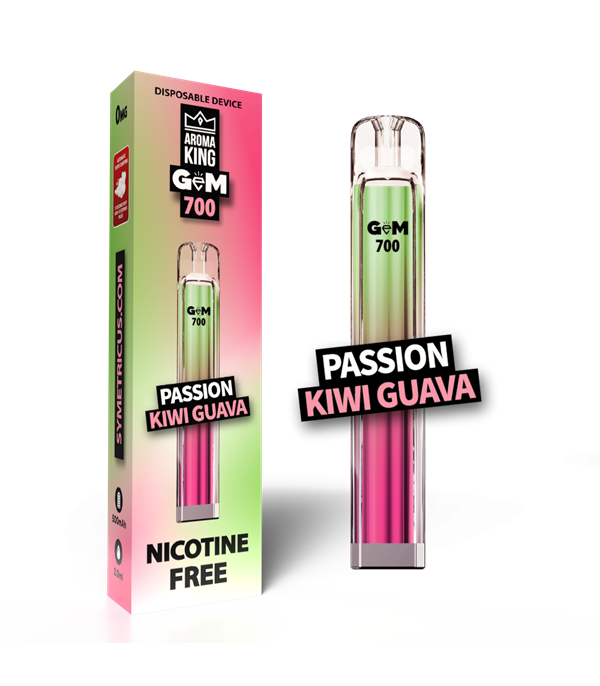 Hookah GEM 700 Passion Kiwi Guava - jednorazówka