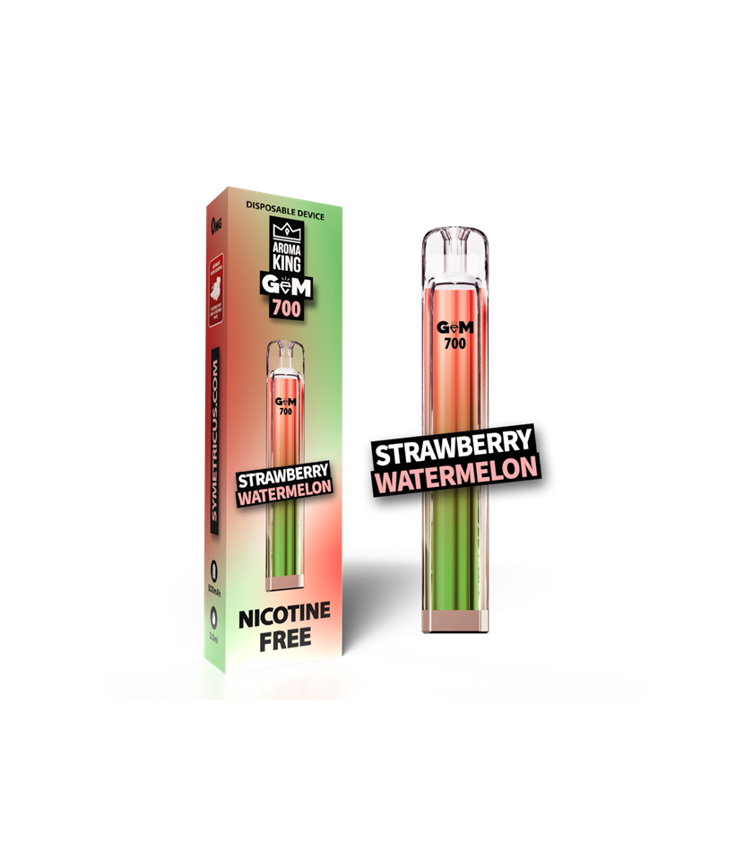 Hookah GEM 700 Strawberry Watermelon - jednorazówka